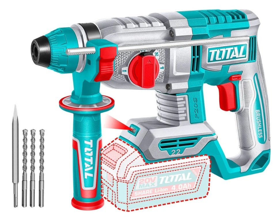 ROTOMARTILLO SDS PLUS 20V S/BATERIA TOTAL TRHLI21228